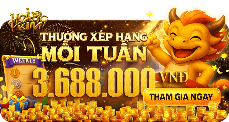 Tham gia thử thách bảng xếp hạng mỗi tuần, bạn có cơ hội nhận phần thưởng lên đến 3.688.000 VND! Mỗi tuần là một thử thách mới, đừng bỏ lỡ cơ hội giành lấy phần thưởng hấp dẫn!